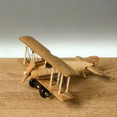 IMPORTADO MC - Adorno en madera Avión Clásico