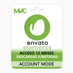 GENERICO - Licencia de Envato Elements 1 Año