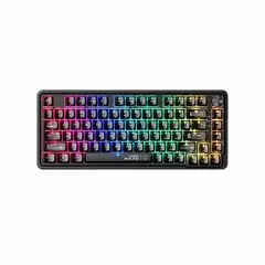 MACHENIKE - Teclado Gamer K500F-Rgb Crystal Usb K500F-B81 Black
