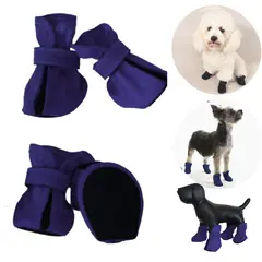 GENERICO - ZAPATOS IMPERMEABLES P-PERROS Y MASCOTAS AZUL NOCHE-XXL
