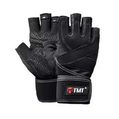 TMT - Guantes antideslizantes para gimnasio pesas - Talla S