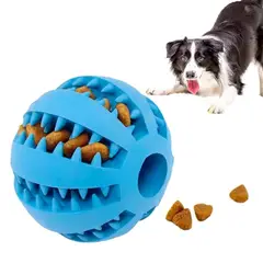 VARIOS - Pelota Dispensador Limpiador Dental Perros y GatosGoma Azul