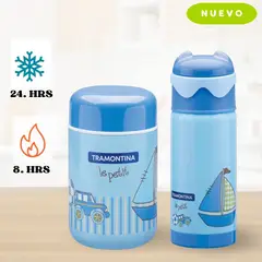 TRAMONTINA - Termo Comida y Bebida Combo Azul