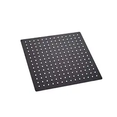 XM - DUCHA ESPAÑOLA ACERO NEGRO DE 12" SUS303001