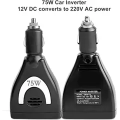 OEM - Inversor de Corriente para Auto de 12v A 220v Usb 75W