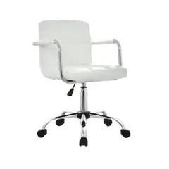 MOBELART - Silla de Oficina Operativa Nill giratoria Blanco möbelArt