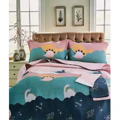 MINGDA - Set de Cubrecama 1.5 pz Kids + Sabanas + Funda de 5 piezas