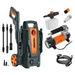 TRUPER - Combo Hidrolavadora 1500PSI + compresor de aire 150PSI Truper
