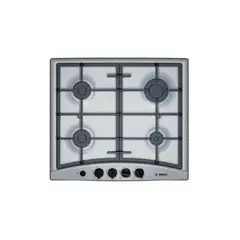 BOSCH - Cocina PGP6G5A90L Empotrable a Gas 60 cm 4 Quemadores Acero Inox