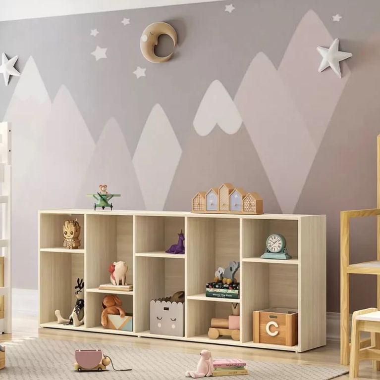 Estante Librería Infantil Montessori Mateo Natural Decoban Hogar