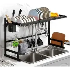 GENERICO - ESCURRIDOR Y ORGANIZADOR DE PLATOS DE 85 CM