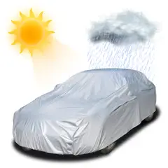 GENERICO - Cobertor De Lluvia Protector Funda para auto Impermeable XL