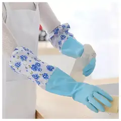 TODO FIT - Guantes de Goma de Silicona para Lavar Platos y Limpieza del Hogar