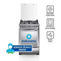 INDURAMA - Cocina a Gas 4 Hornillas Granada Zafiro - Croma.