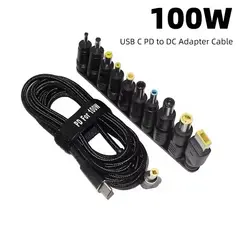 GENERICO - Cargador Universal para Laptop - Adaptador 11 en 1 para tipo C