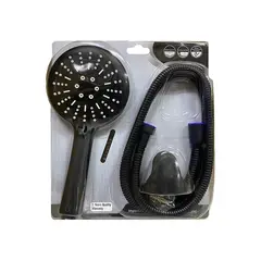 GENERICO - Ducha Teléfono para Agua Caliente-Fría Negro mate