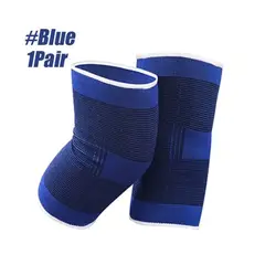 GENERICO - Rodilleras deportiva elásticas color negro azul