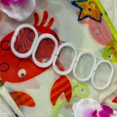 GENERICO - Cortina para ducha -Fondo marino