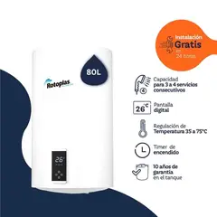 ROTOPLAS - TERMA DE ACUMULACION DIGITERMA 80L