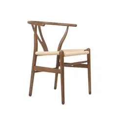 NIHM - Silla de Comedor Wishbone New de Madera Walnut -