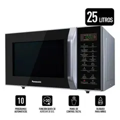 PANASONIC - Horno Microondas 25LT NN-SB34HMRPK 800W - Silver