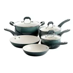 OSTER - Juego de ollas de cerámica 8 piezas