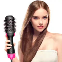 GENERICO - Peine Cepillo Secador 3 en 1 para Cabello Seca y Alisa Anti Frizz