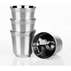 SIGNATURE PERU - Taza de Café de Acero Inoxidable de 75ml x1