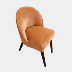 SALA FABULOSA - Funda de silla 8 pzs vintage terciopelo CAMEL