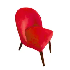 SALA FABULOSA - Funda de silla 8 pzs vintage terciopelo ROJO