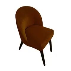 SALA FABULOSA - Funda de silla 8 pzs vintage terciopelo CHOCOLATE
