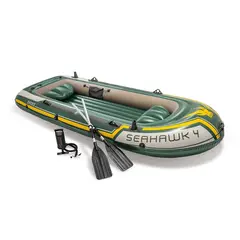 INTEX - - Bote inflable para 4 personas, SEAHAWK