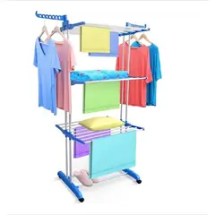 GENERICO - Tendedero de Ropa Plegable 3 Niveles Portátil
