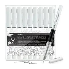 OHUHU - Ohuhu Kohala Estilógrafos tinta líquida  - Set x9