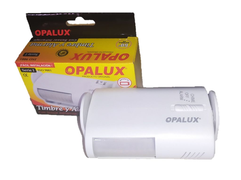 Sensor De Movimiento Con Timbre Y Alarma Opalux St-96
