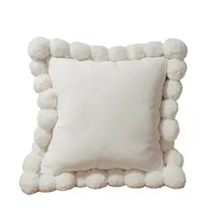 GENERICO - Funda de Cojín decorativo Nórdico 5050 - Perla