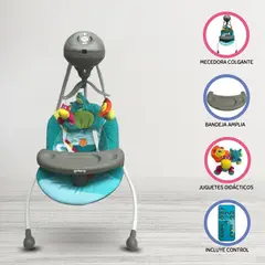 CUZKA - Columpio Mecedora «MOVE» LIGHT BLUE