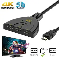 OEM - Conmutador Switch HDMI a 3 Puertos HDMI