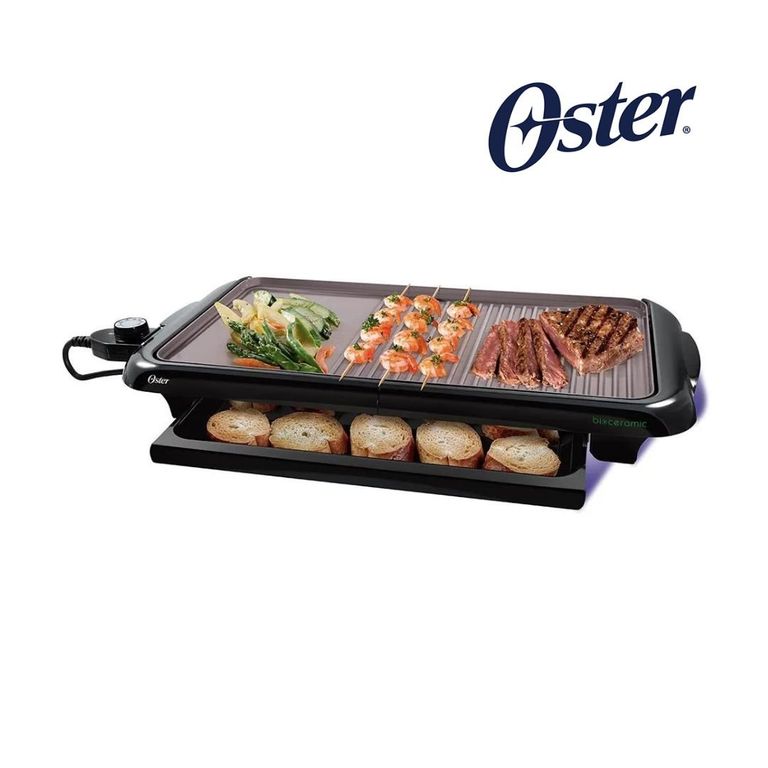 Plancha y Parrilla para Asar Oster® Bioceramic® CKSTGR5085