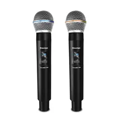 MAXTRON - Micrófono Dual Wifi Recargable Vocalist RX MX7238RX