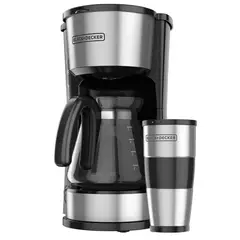 BLACK+DECKER - Cafetera 4 en 1 BLACK&DECKER CM0755S 5 Tazas