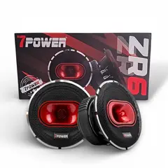 GENERICO - Parlante Medio Rango Coaxial con Driver 6,5"Pulgadas 7 Power 500W