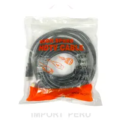 GENERICO - Cable Hdmi Liso 10 Metros Full Hd 1080p