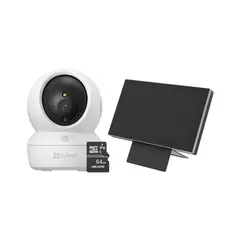 Ezviz - Kit de cámara de seguridad para interiores H6C FullHD+ Monitor SD7+ 64GB - Ezviz
