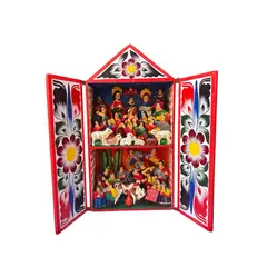 ACHALLAY ARTESANIA DE BARRO - Retablo Ayacuchano Grande