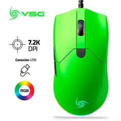 VSG - Mouse Aurora 7,200 Dpi RGB Verde