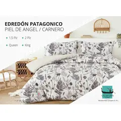 VENEZIA - Set Edredón 2Pz Piel de Ángel con Carnero + Sabanas y Fundas 100 % Calidad