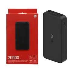 XIAOMI - Cargador Portatil 20000mAh Redmi Power Bank de 18W negro