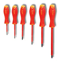 INGCO TOOLS - Set de 6 desarmadores dialectricos Ingco