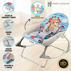BABY - Silla Mecedora «NARAN» con Juguetes Didácticos Light Blue